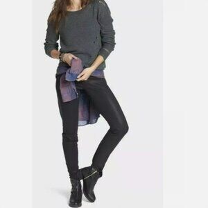 Articles of Society Sarah Skinny Jeans Size 30 Boston Coated Metallic